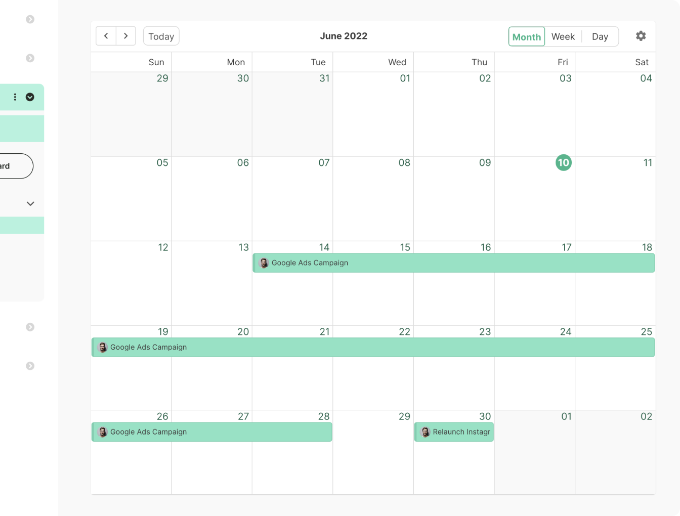 workstreams.ai calendar for work